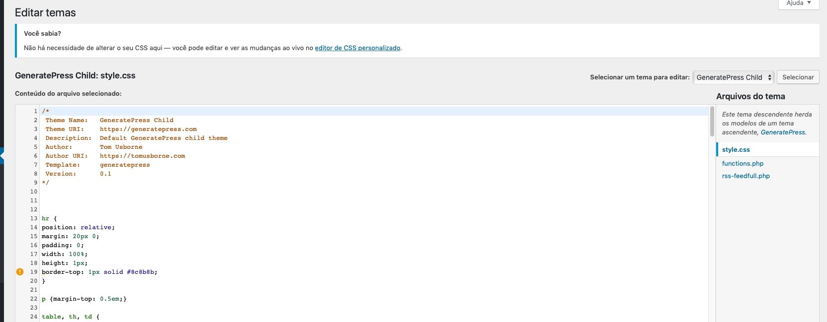 Primeiros passos no Wordpress – Configurações e Plugins Primeiros passos no WordPress – Configurações e Plugins